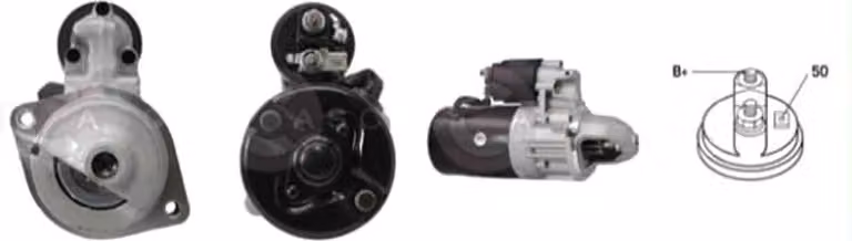 CASCO CST10161AS Motorino di avviamento 2,10 kW adatto per MERCEDES-BENZ T1 Furgone (602) 12 V Autocarro