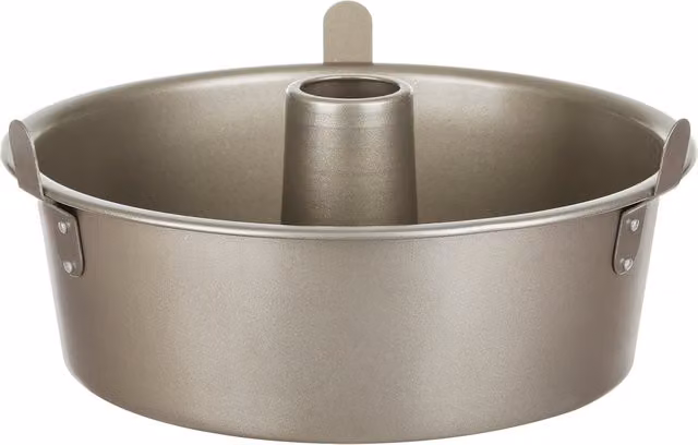 Stampo Bundt Angel Cake Baker’s Secret Kasanova colore oro, diametro 25 cm, antiaderente in acciaio al carbonio e alluminio