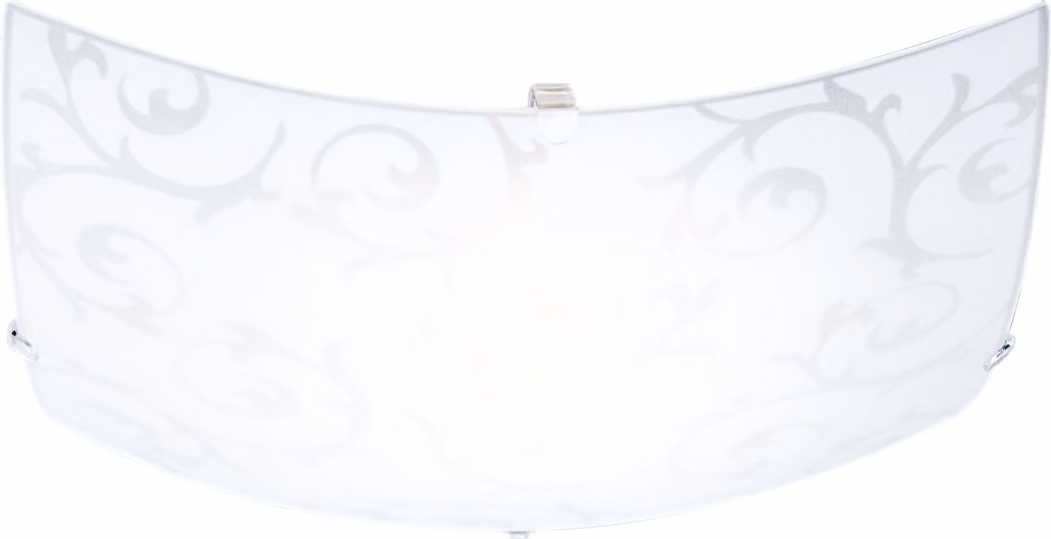 Globo Cedric plafoniera bianca, 1xE27 ILLU; 40980