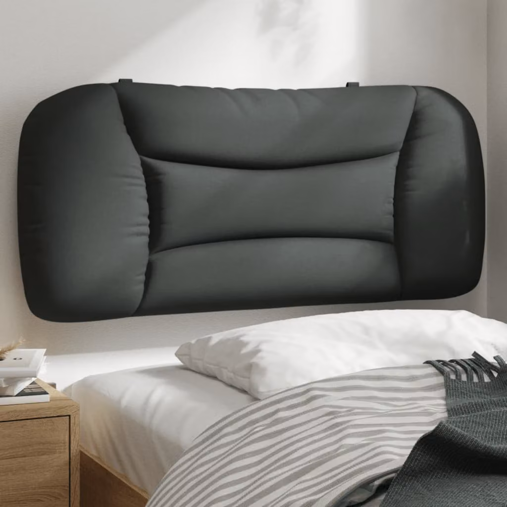 Cuscino Testiera vidaXL Hvar Grigio Scuro in Tessuto, Larghezza: 80 cm