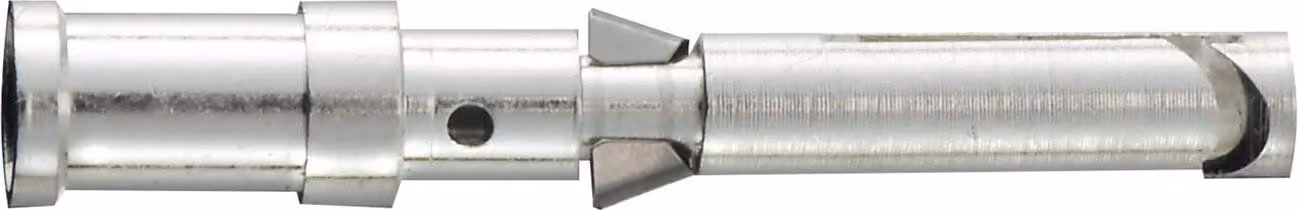 HARTING D-Goldtec Contatto a crimpare Perno di contatto (M) 0,14 mm² - 0,37 mm² AWG26 - AWG22 oro, 1 pezzo Materiale Lega di rame