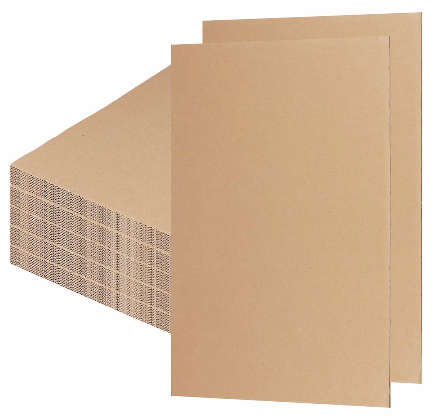 Pannelli in cartone alveolare, formato A3, spessore 3 mm, confezione da 50 pezzi, dimensioni 30 x 40 cm, realizzati in cartoncino kraft