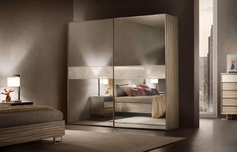 Elegante armadio in legno: semplice e funzionale per ogni casa.