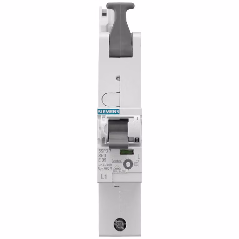 Interruttore generale Siemens (SHU), unipolare, E 50 A L1, 230/400 V 5SP37502KK01