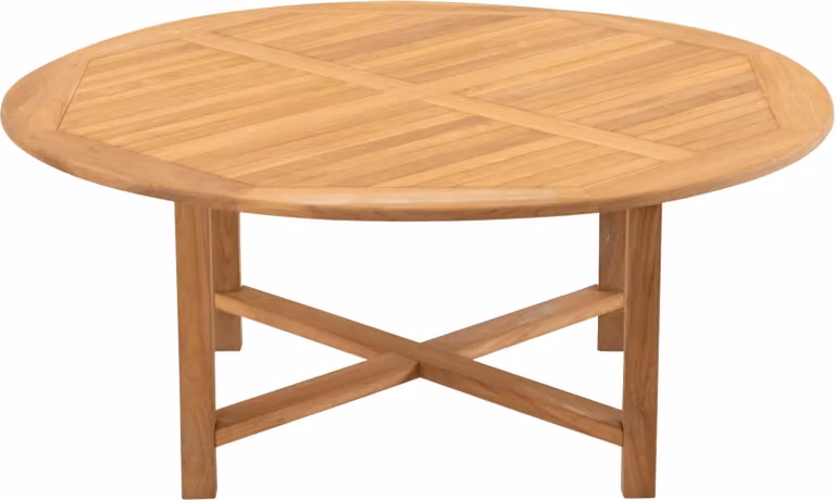Tavolo Teak 120 x 120 x 75 cm Teak Naturale