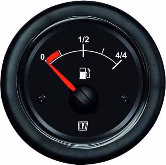 Indicatore carburante Vetus 12-24v argento 52 mm argento 52 mm