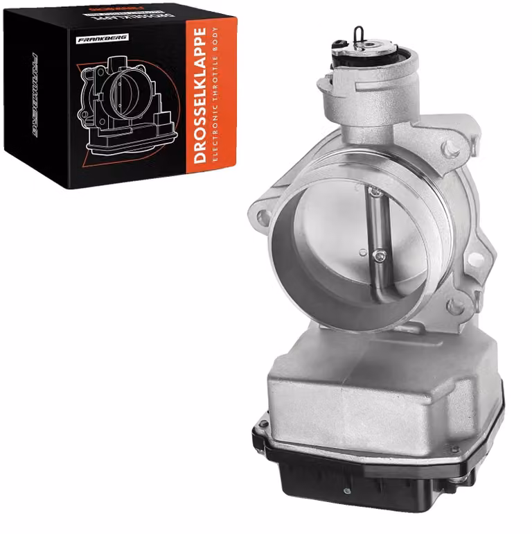 Corpo farfallato, diametro 57 mm, funzionamento elettrico, tensione 12V, 6 connettori, compatibile con AUDI e CITROËN