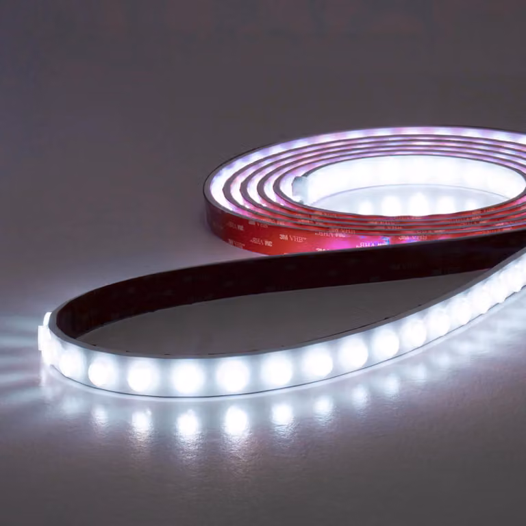 ARELUX XFLEX, striscia LED per illuminazione a parete, 20W/metro, 24V DC, bobina da 5 metri, 42 LED, grado di protezione IP67, angolo di emissione 20 gradi, temperatura di colore 6000K