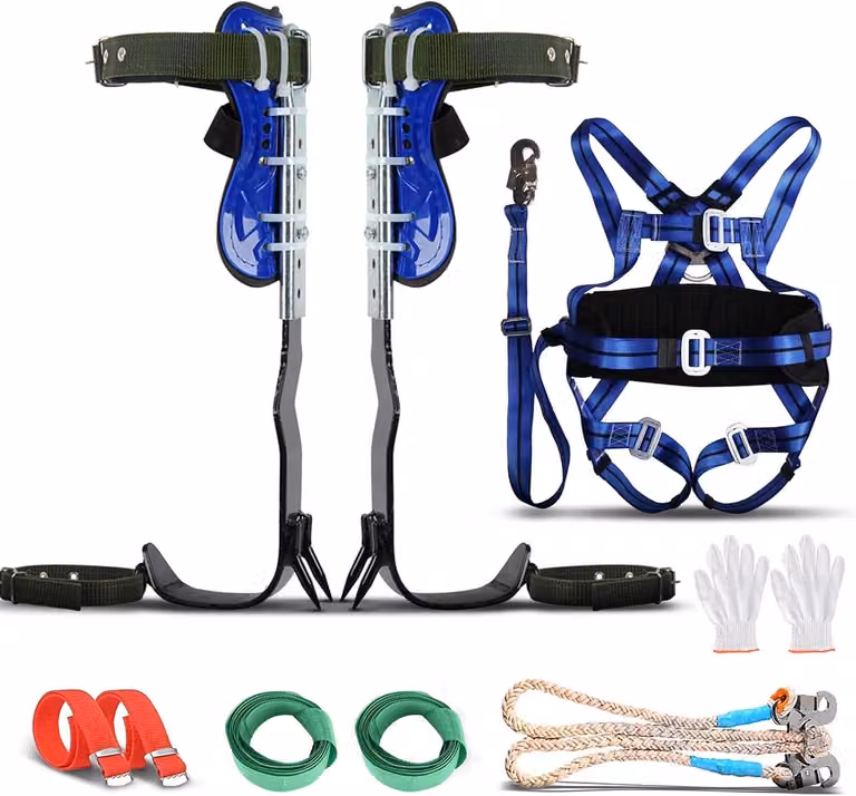 Punte regolabili per l'arrampicata, imbracatura completa, per uso esterno, per l'arrampicata sugli alberi