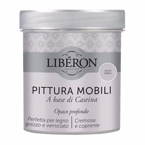 Libéron Pittura Mobili a base di Caseina Grigio Nebbia 0,5L