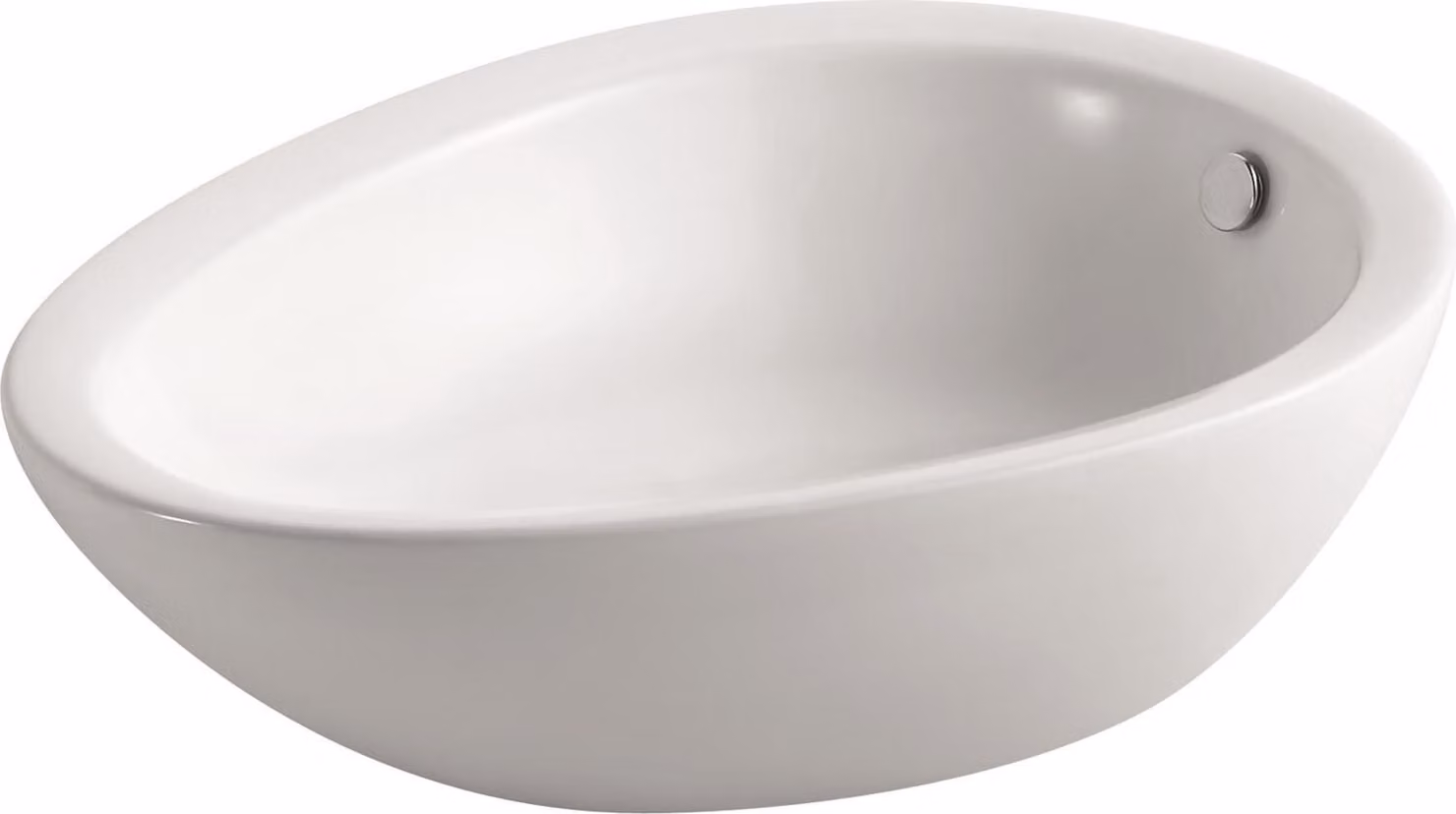 Beitz & Walz AqvaVetroceramica lavabo da appoggio 500 x 390 mm bianco