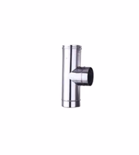Gomito T Inox 18 Laterale M Ala