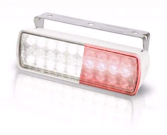 Hella Marine SEA HAWK XL Faro LED Bianco e Bianco Caldo con montaggio a superficie e protezione IP67