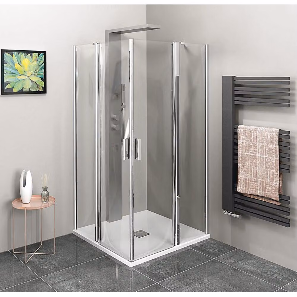 Polysan Zoom Line - Cabina doccia 900x900 mm, alluminio/vetro trasparente ZL5415