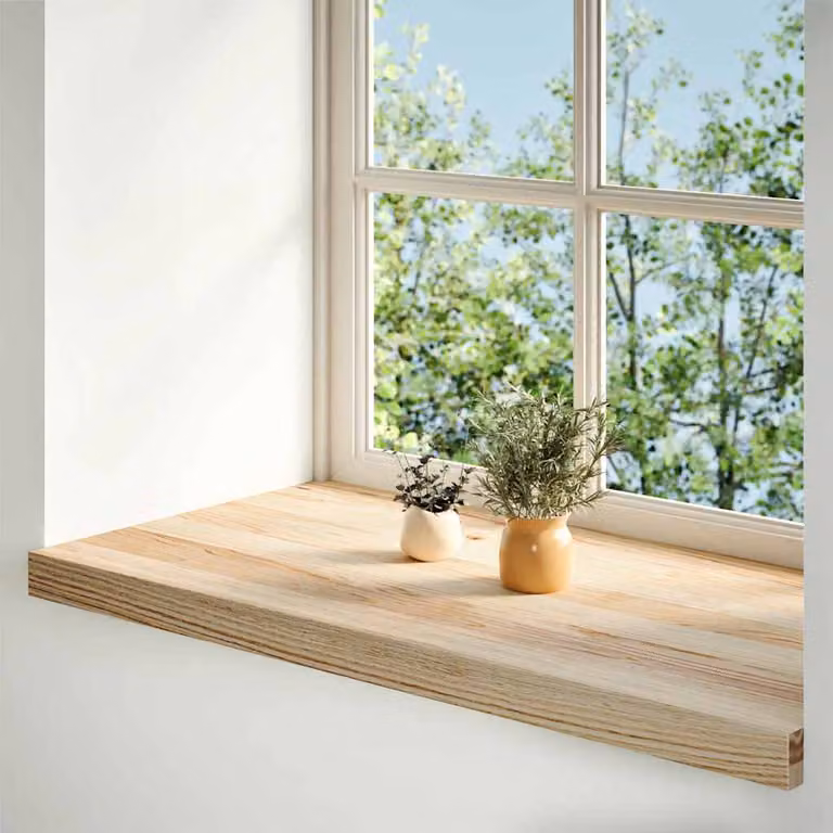 vidaXL Davanzali 2 pz Non Trattati 70x40x2 cm Legno Massello di Rovere