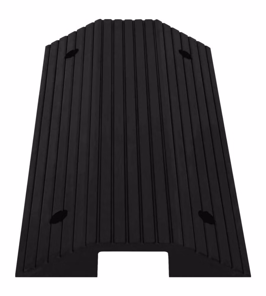 Rampe per Soglia a Ponte 2 pz 80x40x8 cm in Gomma