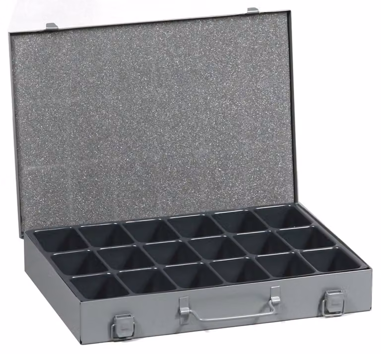 allit 454118 Cassetta per minuteria EuroPlus metallo 34/18 grigio