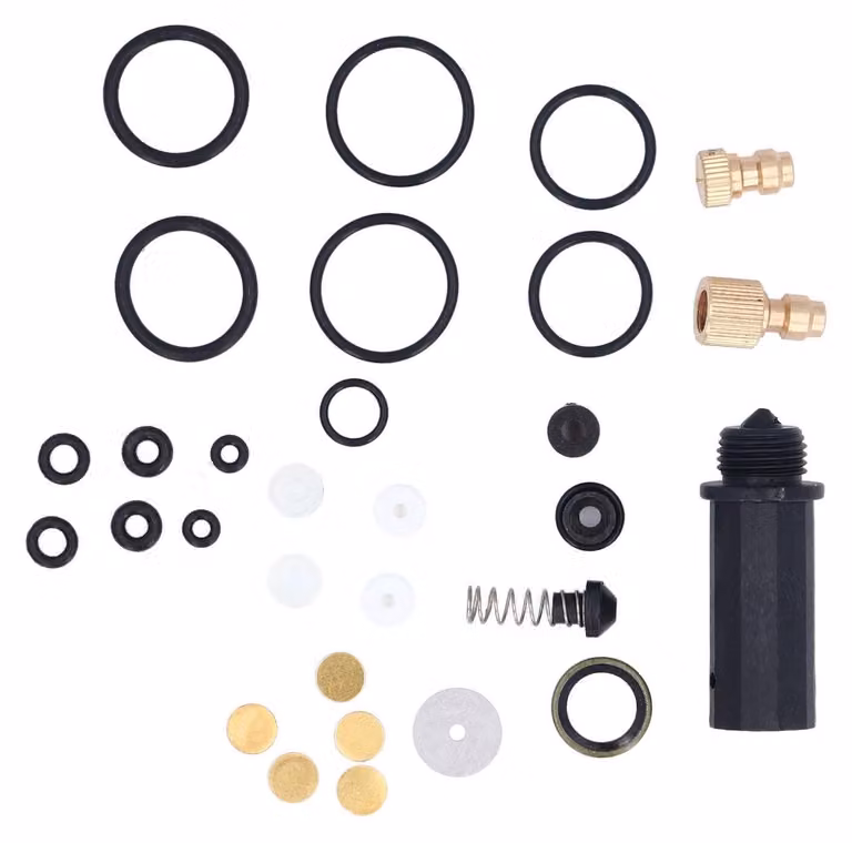 Componenti per compressori d'aria PCP, kit di accessori ad alta pressione (30 MPa), 31 pezzi