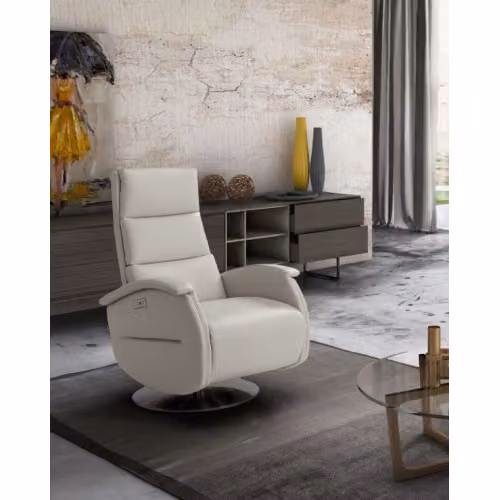 Poltrona relax girevole con alzapersona Zara - Spazio Relax