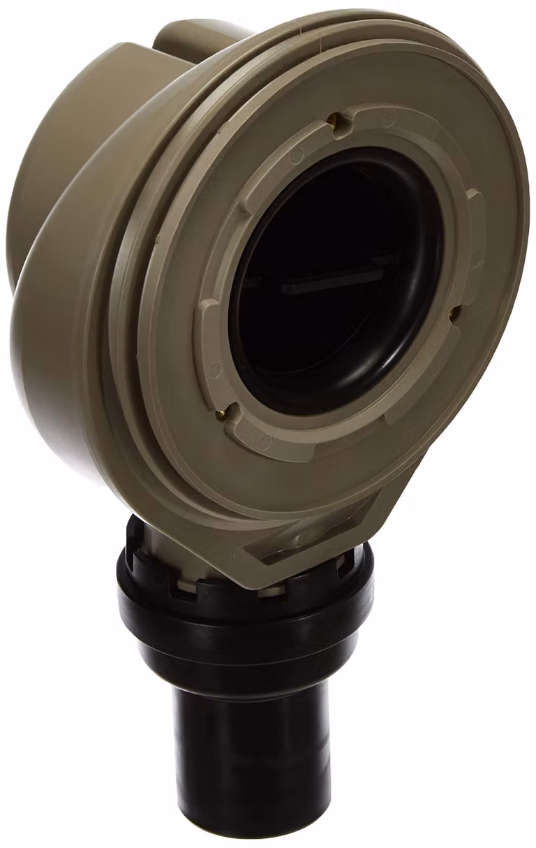 Sifone per doccia con piletta di scarico da 40 mm, 90 mm, in ABS, colore bianco