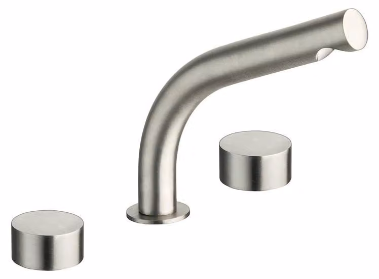 CASA39 Cristina Sx Rubinetto bidet 3 fori con canna CRISX33028