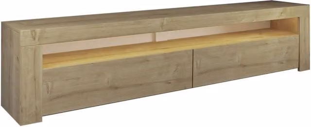 Porta TV in legno "Bati" - 150 x 36 x 46 cm - Beige