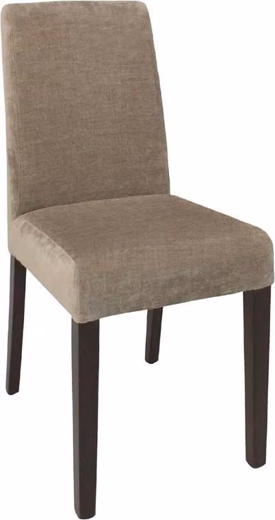 Sedie da pranzo Bolero con rivestimento in viscosa color naturale chiaro, 2 pezzi