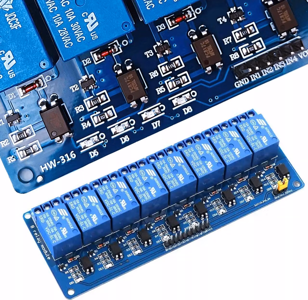 Rosfix Modulo Relè Arduino a 8 Canali da 5 V