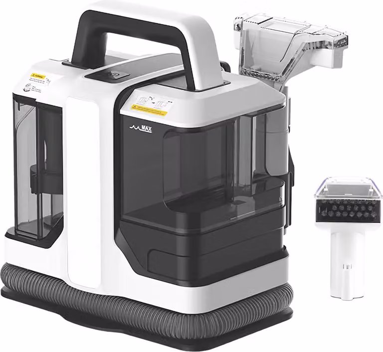 Pulitore per tappeti, design portatile, funzionamento a secco e a umido, 450 W, spina UE