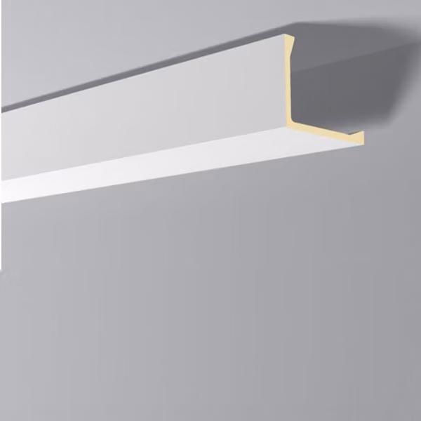 Modanatura di copertura NMC L5 ARSTYL Noel Marquet Battiscopa decorativo Cornice del soffitto Modanatura decorativa moderna bianca 2 m
