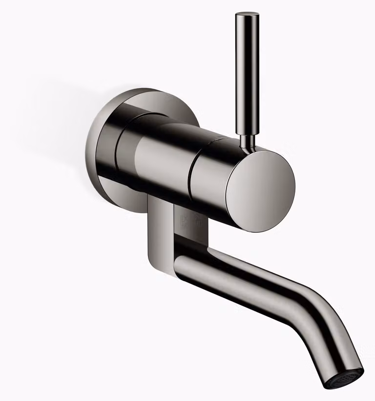 Dornbracht META Mitigeur monocommandé mural pour lavabos sans vidage, saillie 185mm, 36805660-19, 36805660-19