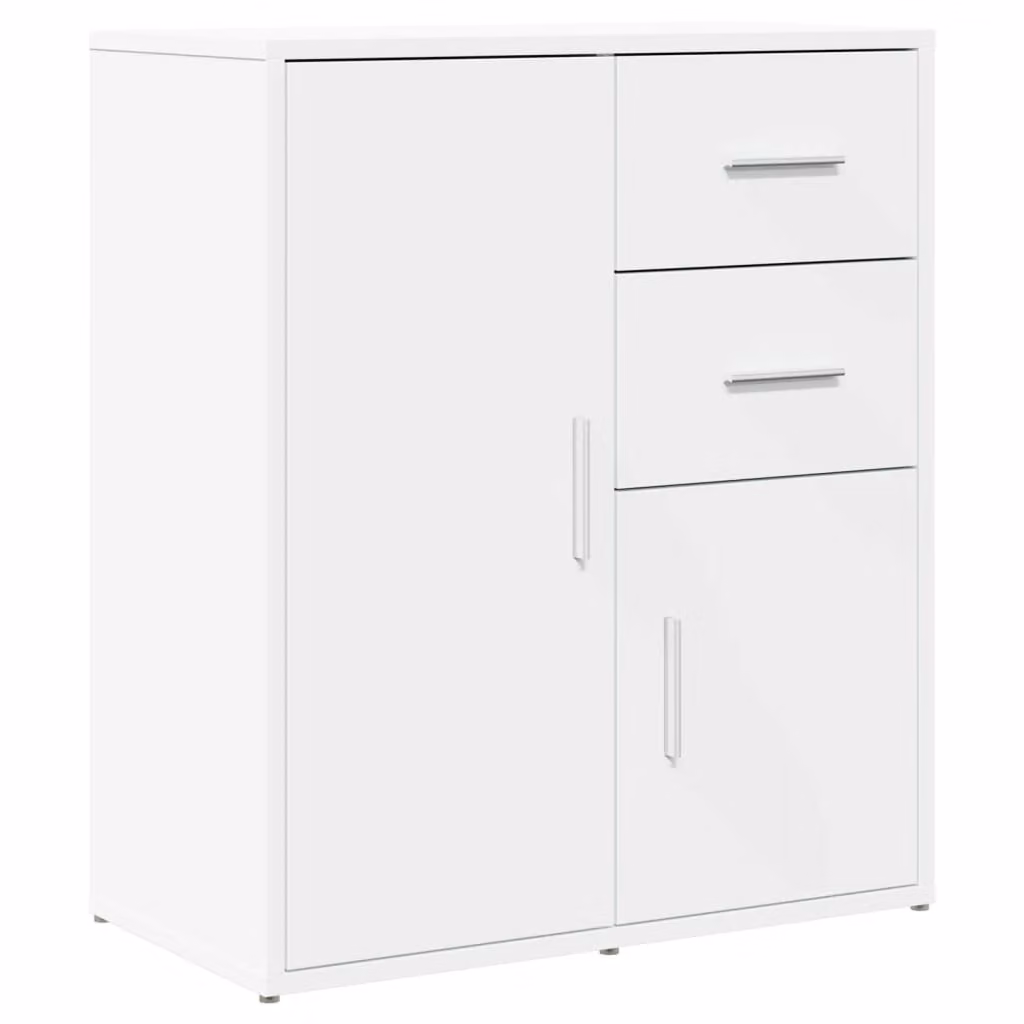Credenza Bianco 60x31x70 cm in Legno Multistrato