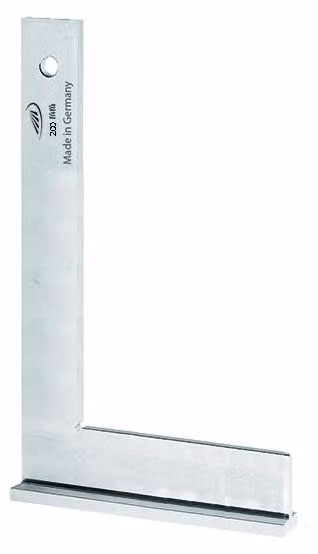Angolo in acciaio zincato con fermo, dimensioni 200x130 mm, per costruzioni metalliche