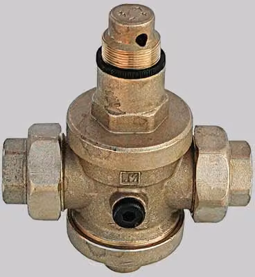 Riduttore di Pressione Eurobrass Malgorani con Raccordi 2 pollici PN 25 e Sede INOX in Ottone Oro