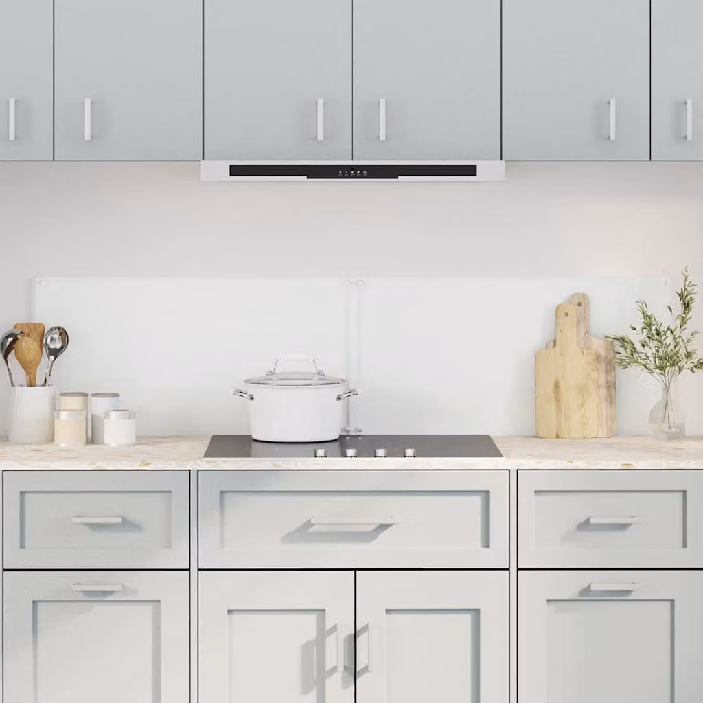 Set di 2 paraschizzi per cucina vidaXL in vetro temperato trasparente, L 80 cm x H 50 cm