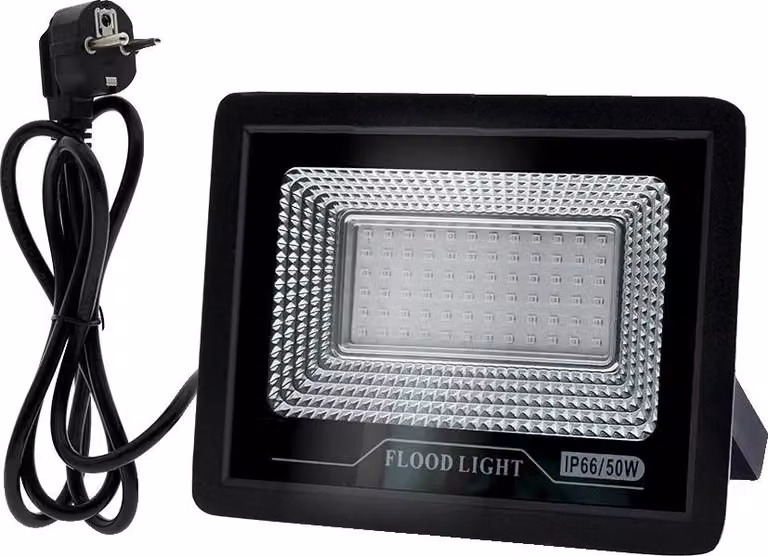 Proiettore LED, impermeabile, angolo di illuminazione 120°, 50W-EU
