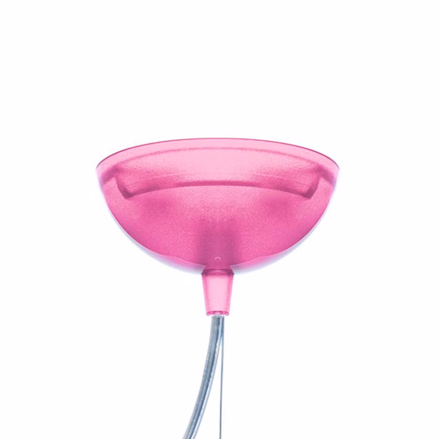 Kartell Lampada a sospensione Small FL/Y, Violetto / Fucsia / Rosa, Soggiorno / Sala da pranzo, Plastica, Design, Lampada a sospensione