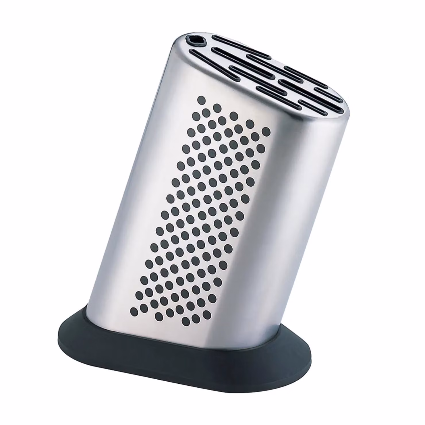 Ceppo coltelli in acciaio inox per 11 coltelli liscio di Global