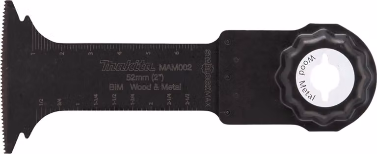 Makita lama da taglio a tuffo BiM, 52 mm 52 x 80 mm - SARLOCK MAX - legno, legno con chiodi, cartongesso