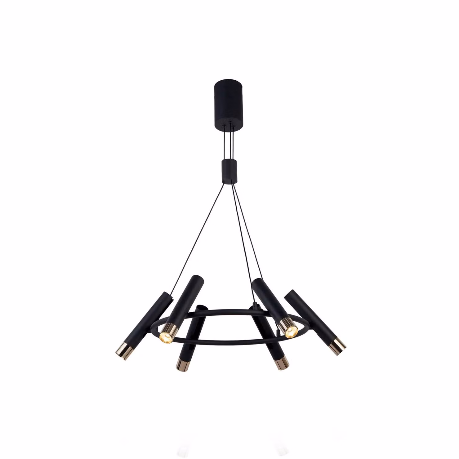 Searchlight Lampada a sospensione Elegance, dimmerabile, Nero, Cucina, Metallo, Moderno, Lampada a sospensione