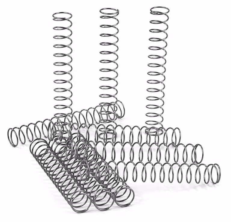 Molle a compression in acciaio inossidabile, confezione da 10, dimensioni 0,8x12x80 mm, peso 1,2 kg