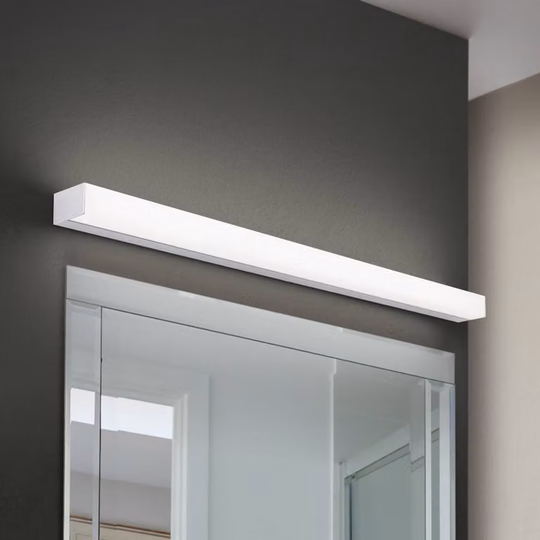 ORION Applique da parete Horizon, Cromo / Argento, Bagno, Alluminio, Applique