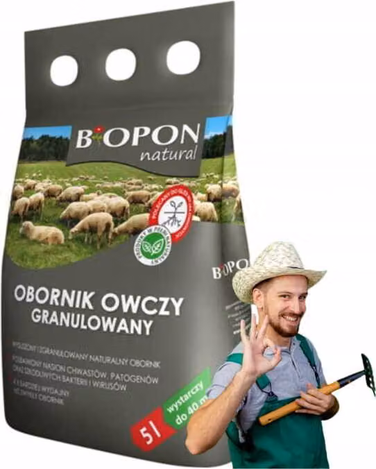 Letame ovino granulato 5L Fertilizzante ideale per terreni sterilizzati