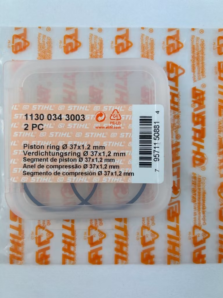 2x Originale STIHL fasce elastiche 11300343003 37x1,2mm MS170 MS171 MS192 T TC C