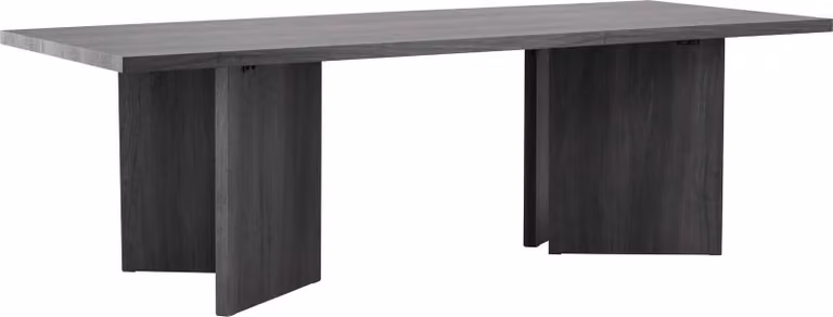 FURNLUX Tavolo da pranzo Bassholmen Nero 100cm / Hauptfarbe: Schwarz / Dimensioni: 100 x 240 x 75 cm