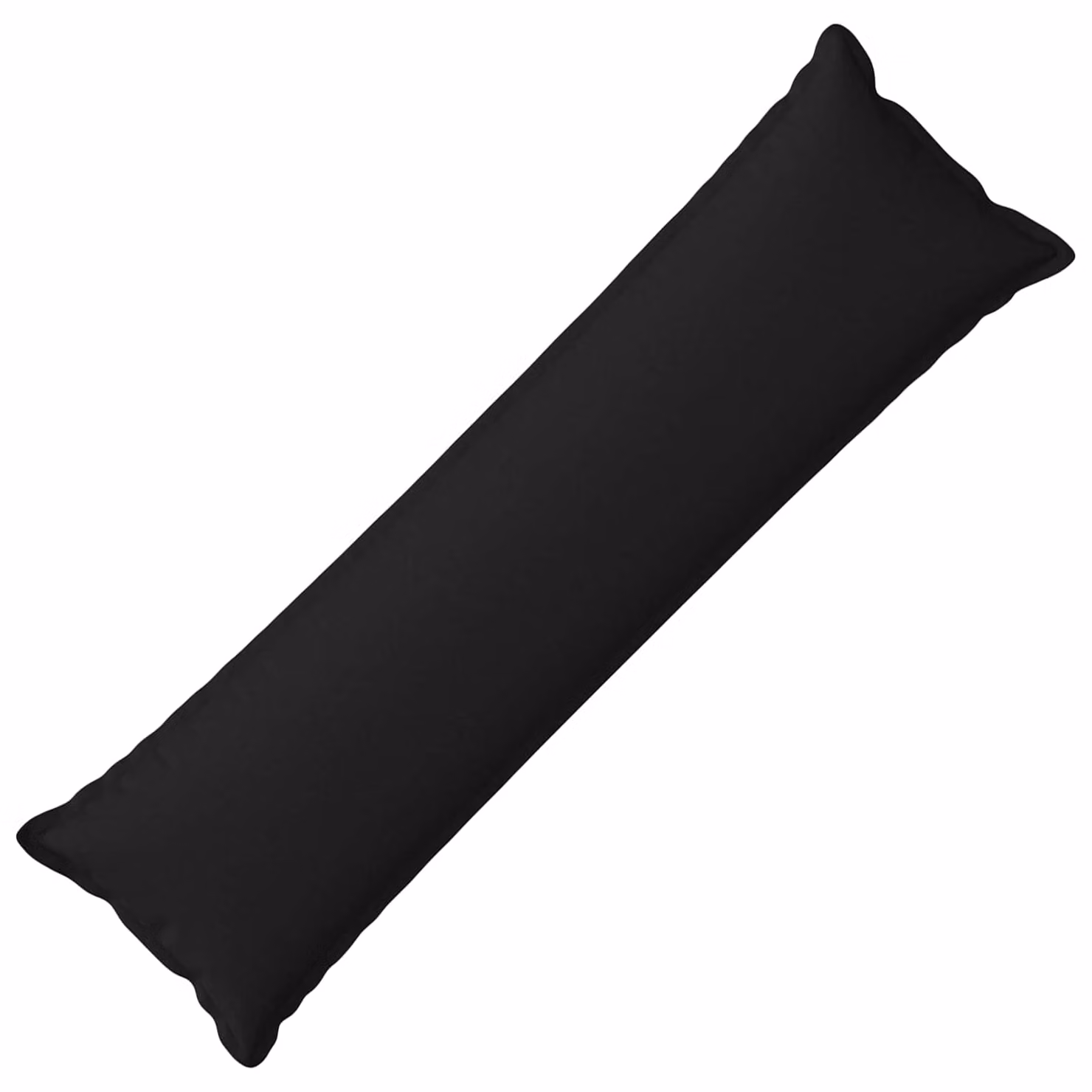Cuscino vidaXL HOUTEN in lino nero L 145 x P 40 cm