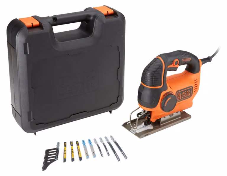 Black & Decker Stichsaege Pendelhub 620W, i.Koffer