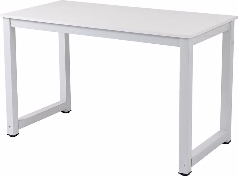 Scrivania 120x60 cm Scrivania da ufficio moderna - Robusto tavolo da lavoro e scrivania per computer, Uso versatile per l'ufficio di casa, Facile montaggio