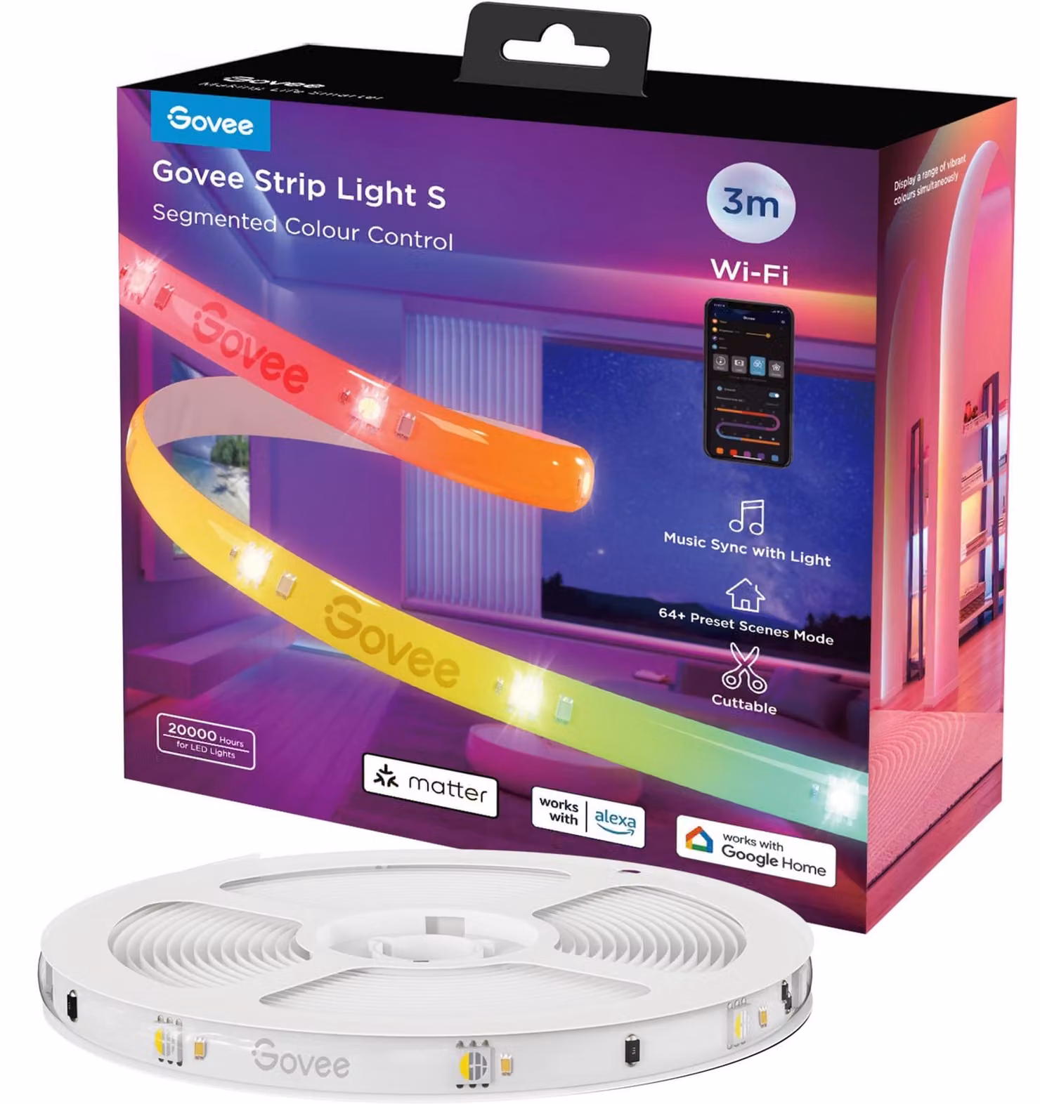Govee LED Strip Lights Matter ready 3 Meter
