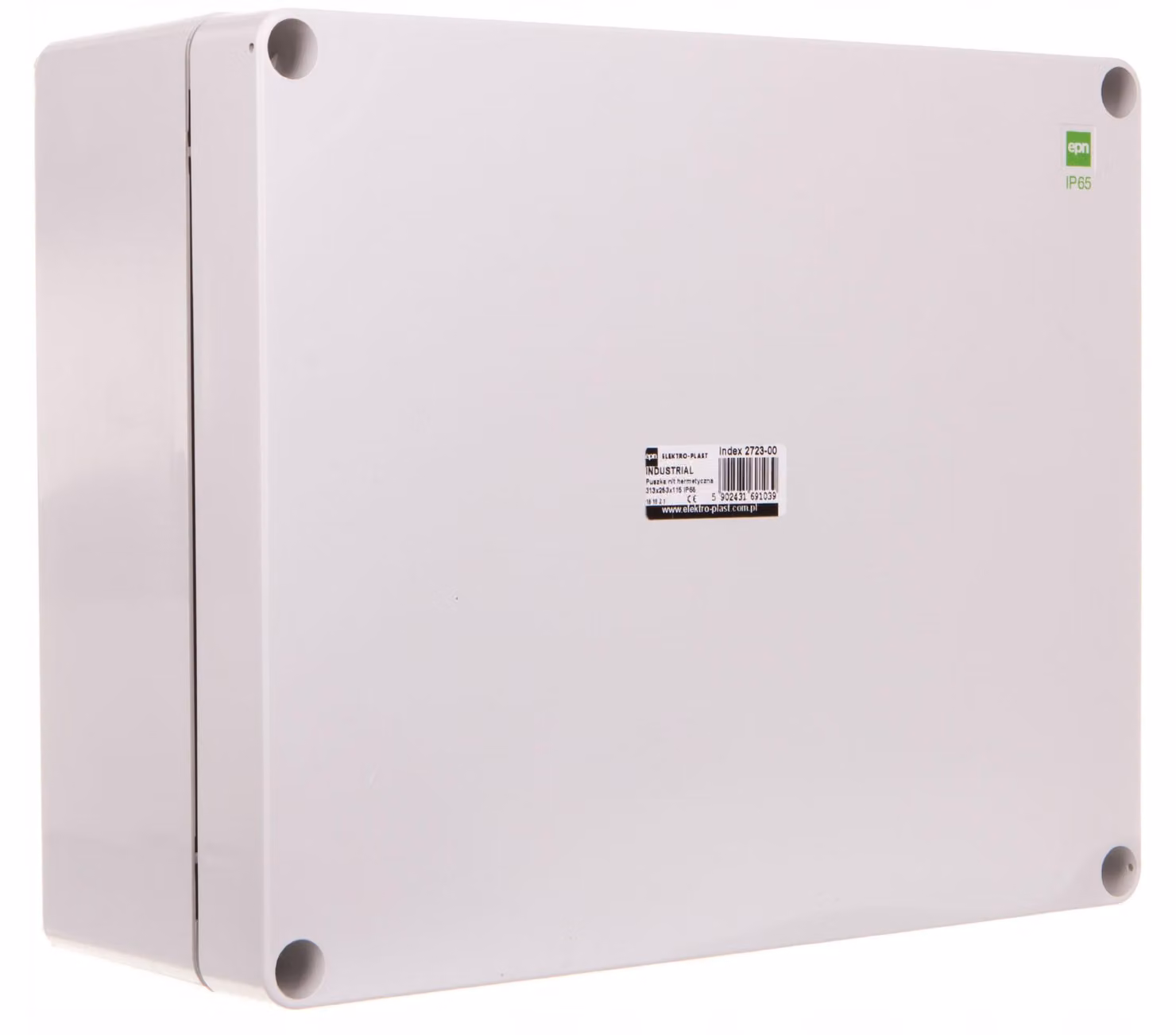 Contenitore industriale IP55 IP65, vuoto, scatola di derivazione, grigio chiaro